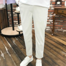 리턴옴므 가을 남성 슬랙스 테이퍼드 트윌 밴딩스판 남자 팬츠