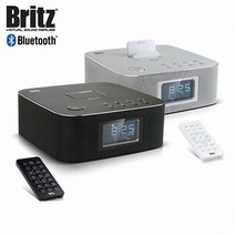 브리츠 아이패드 도킹 블루투스 스피커 알람 라디오 BZ-M4060, 블랙