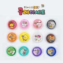 클레이 소프트클레이 쪼꼬미친구들 클레이세트12색+연필1p증정, 쪼꼬미친구들 소프트 클레이세트 12색