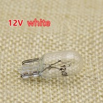 전기차 충전기 컨트롤러 디스플레이 및 신호등 전구 6 개 12V/55V/72V 3W 램프 방향 지시등 T10 W5W 전기 자전거 스쿠터 바이크 오토바이 용, [01] 12V 3W white, 01 12V 3W white