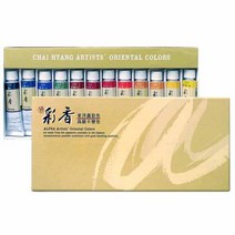 알파 채향 한국화물감 15ml12색 - 30086, 없음