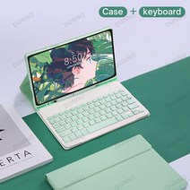 아이패드 갤럭시탭 호환 태블릿 케이스 파우치 삼성 갤럭시 탭 S6 라이트 10.4 A8 S7 S8 11 인치 Plus FE, 19 Light green 1