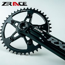 가성비 자전거 로드 바이크 크랭크 세트 하단 브래킷이 있는 단일 스프로킷 44T 체인링, 172.5mm+38T+BB92