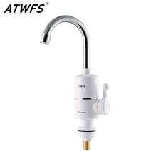 가스온수기 대용량전기온수기 전기온수기상향식 atwfs tankless electric newest water heater kitchen 인스턴트 온수 탭 히터 water, 디지털 디스플레이