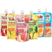 Dole 돌 워터젤리 6종 130mlx20개, 1개, 복숭아10개+망고10개