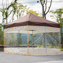 행사용천막 그늘막설치 그늘막 옥상천막 행사용그늘막 접이식그늘막 실내포차 야외천막 이동식천막 캐노, P민자4벽면 2X2, 화이트