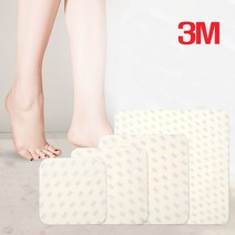 3M 쓰리엠 HP 반투명 욕실 화장실 미끄럼방지 스티커 논슬립 패드 사이즈별 모음, 1개, 투명