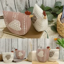 하트 꼬꼬 장식 2P 선반인형 가게개업선물 창업선물 집들이선물 닭장식 닭장식품 선반인형 식당개업선물 닭모형