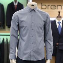 코오롱 브렌우드 22년 F/W [노타이] 솔리드 슬림 드레스셔츠 BRSDA223BUX