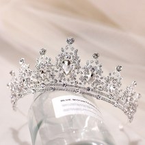 대용량마트 티아라큐빅 웨딩 왕관 브라이덜샤워 공주 왕관머리띠, 3-티아라03