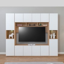 동서가구 마티니 2400 월플렉스 거실장 DF917617, 화이트