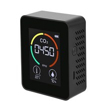이산화탄소경보기 캠핑 가정 공기질 산소 일산화탄소 측정기 5in 13 1 디지털 O2 미터 대기 질 모니터 온도, 04 3 in 1 Black