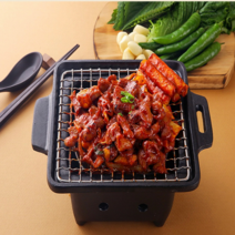 뿅가 야채곱창 200g 곱창구이 매콤 양념 곱창 술안주 캠핑요리, 200g 1개