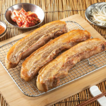 오직 숯으로 70%이상 익힌 숯불구이 통삼겹살 다군삼겹살, 1개, 1kg