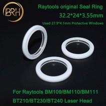 Raytools 씰링 링 와셔 보호 창 32.2x24x3.55mm BMH109 BT210 파이버 레이저 헤드, 01 1PCS