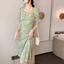 2023 써스데이 아일랜드 하라주쿠 스타일 원피스 짧은 퍼프 슬리브 드레스 휴일