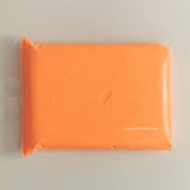 은점토 공예 반지 재료 100g 초경량 점토 공기 건조 주조 모델링 폴리머 클레이 DIY 수제 프로토 타입 조각 세라믹 인형 부드러운, Bright orange