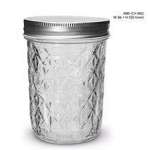 미르코리아 크리스탈 유리공병, 6개, 450ml