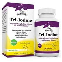 해외 Terry Naturally Tri Iodine 12500mcg 요오드 180캡슐, 2개