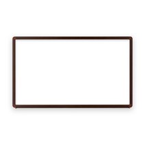 두문 무광 화이트보드 알루미늄 무늬목월넛 무광화이트보드