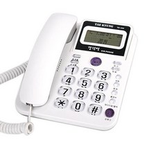 태경IDS 강력벨 발신자표시 CID 빅버튼 유선전화기 TK-550 각도조절, TK-550_화이트