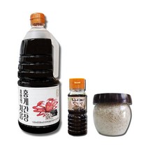 더동쪽바다가는길 홍영의 처음 홍게간장1.5L+다시마맛간장100ml+함초소금100g 만능 맛장