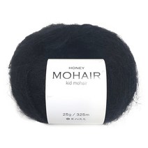 [니뜨] 허니 모헤어실(10+1) (25g) + 무료도안세트, 19_블랙