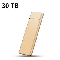 Portable SSD High Speed 2TB 1TB 500GB Type-C External Hard Drive 4TB 16TB USB 3.1 Storage Disks For, [29] Gold 30TB