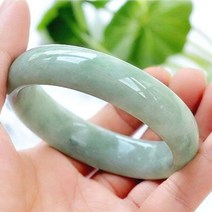 옥 팔찌 비취 천연 정품 녹색 보석 패션 액세서리 위한 손으로 조각