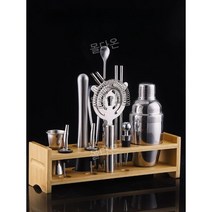 바텐더 키트 칵테일 용품 세트 지거 엔트리 셔크 컵 쉐이커, 350ml 바텐더 입문 세트