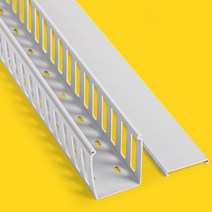 동성 PVC 덕트 30X80 난연성 전선 DUCT 케이블 닥트 2M 커버포함, DS-3080