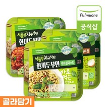 풀무원 식물성 지구식단 한끼두부면 3종 바질 라구 짜장 6개 골라담기, 5. 바질 3개+라구 2개+짜장 1개