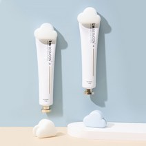 1+1 치약걸이 욕실 부착식 튜브걸이 치약 홀더 꽂이, 화이트+화이트