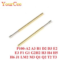 20PCS P100 프로브 테스트 바늘 개폐식 스프링 포고 핀 P100-A2 A3 B1 D2 D3 E2 E3 F1 G2 H2 H3 H4 H5 H6 J1 LM2 M3 Q1 Q2 T2, [14] P100-F1