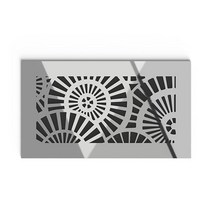 SABA Home Decor Vent Covers 에어 그릴 - 아크릴 유리 섬유 레지스터 20.3 x 20.3cm(8 x 8인치) 덕트 입구 (전체 25.4 x 25.4cm(1, 10 inch x 4 inch
