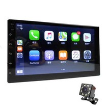 2 din 7quot carplay car radio android-auto rds am fm bluetooth touch screen mirror link hd mp5 playe, 협력사, 카메라로