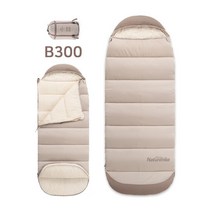 네이처하이크 NH 침낭 패딩 백패킹 캠핑 경량 동계 3계절 겨울 침구 삼계절 차박 NH21MSD11, 베이지 B300