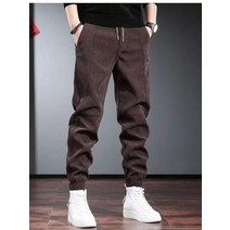 남성 캐주얼 코듀로이 팬츠 올매치 루즈 하렘 알라딘 바지 트레이닝 하의 봄 가을 겨울 밴드