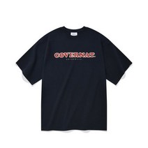 COVERNAT 쿠퍼 로고 티셔츠 네이비