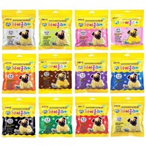 놀이교구 아모스 아이클레이 110g 파우치, 노랑