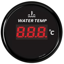 52mm 자동차 차량용 수온 게이지 온도 표시기 디지털 미터 + 센서 트럭 해양 보트용, 06 Digital BN