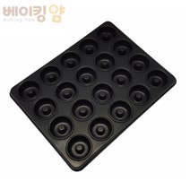 미니 사바린 20구 도넛 팬, 1개