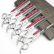 커브요술가위 전문 미용 6 5677 5 인치 강아지숱가위 애견미용가위, 금