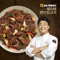 eTV [공영x농협x백종원]백종원의 새송이 한우 불고기 300g x 4팩, 1