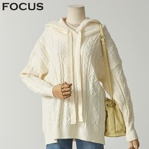 포커스 꽈배기후드니트 FBW2J7PKT0266