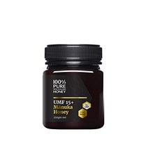 Pure New Zealand Manuka Honey 뉴질랜드 마누카 꿀 umf 15+ mgo 514+ 250g, 8.8온스(1팩)