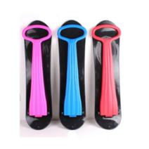 YHE 접이식 눈썰매 서서타는 썰매 스노우 킥보드 잔디 썰매, 블루