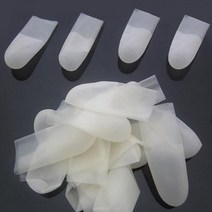 라텍스 손가락 장갑 핑거넵 민자 골무 50P DD-12008, S, S