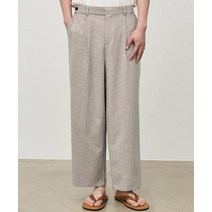 프레리 라이크 린넨 와이드 슬랙스 베이지