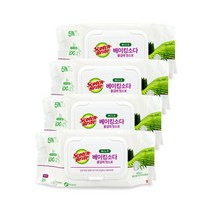 3M 베이킹소다 물걸레 청소포 25매 표준형 x 4개, 단품